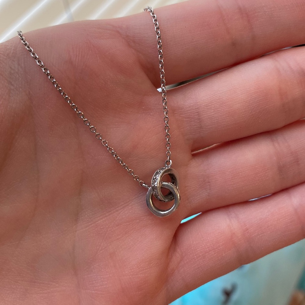 Sterling silver love necklace